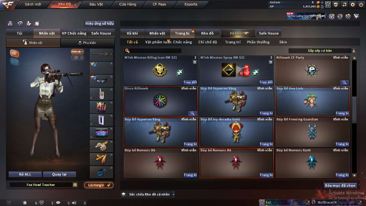 shop acc cf uy tin gia re